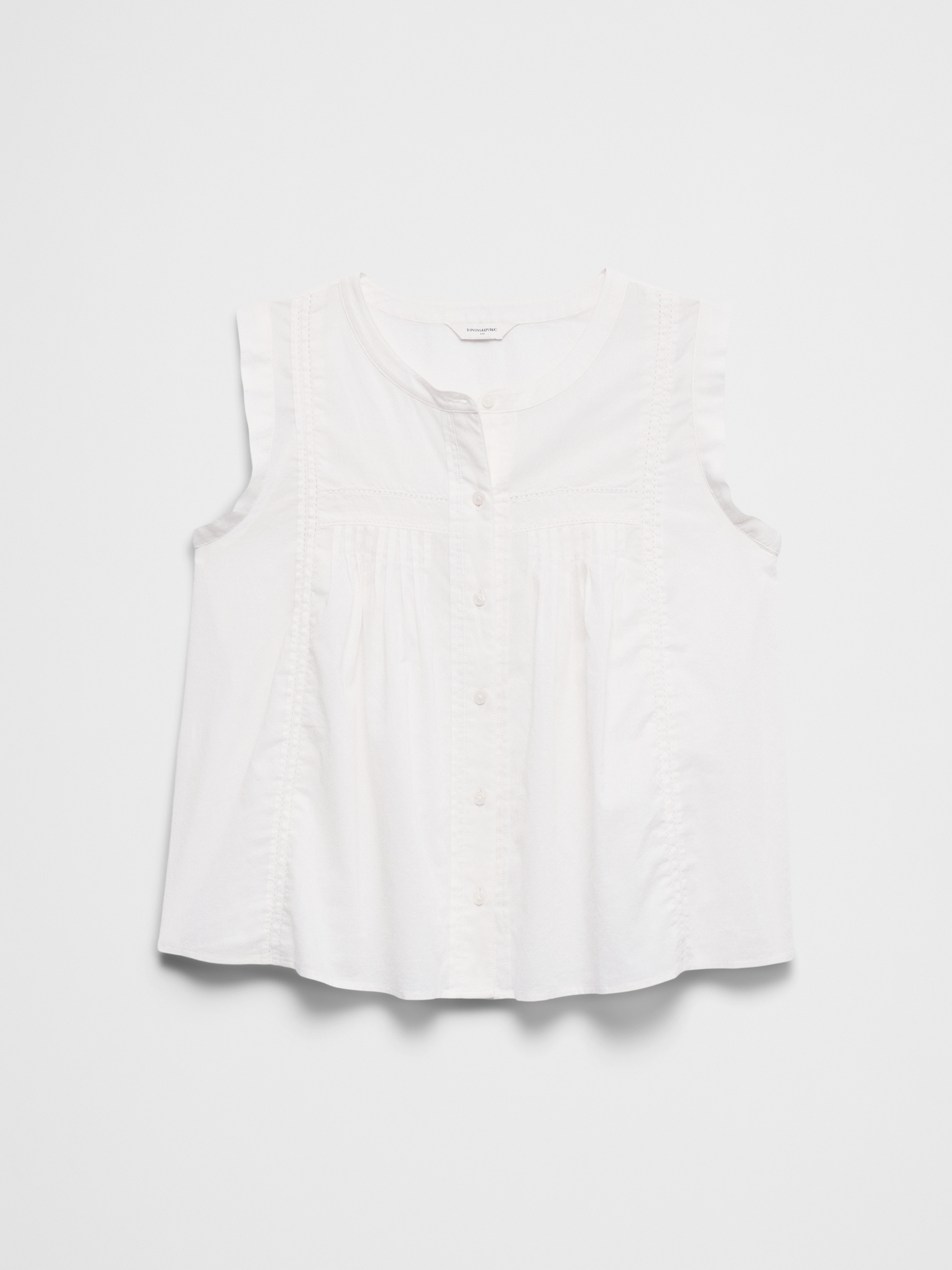 Image number 4 showing, Picot High-Neck Top