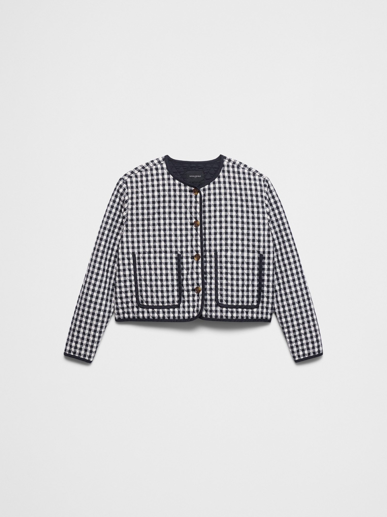 Image number 4 showing, Quilted Gingham Jacket