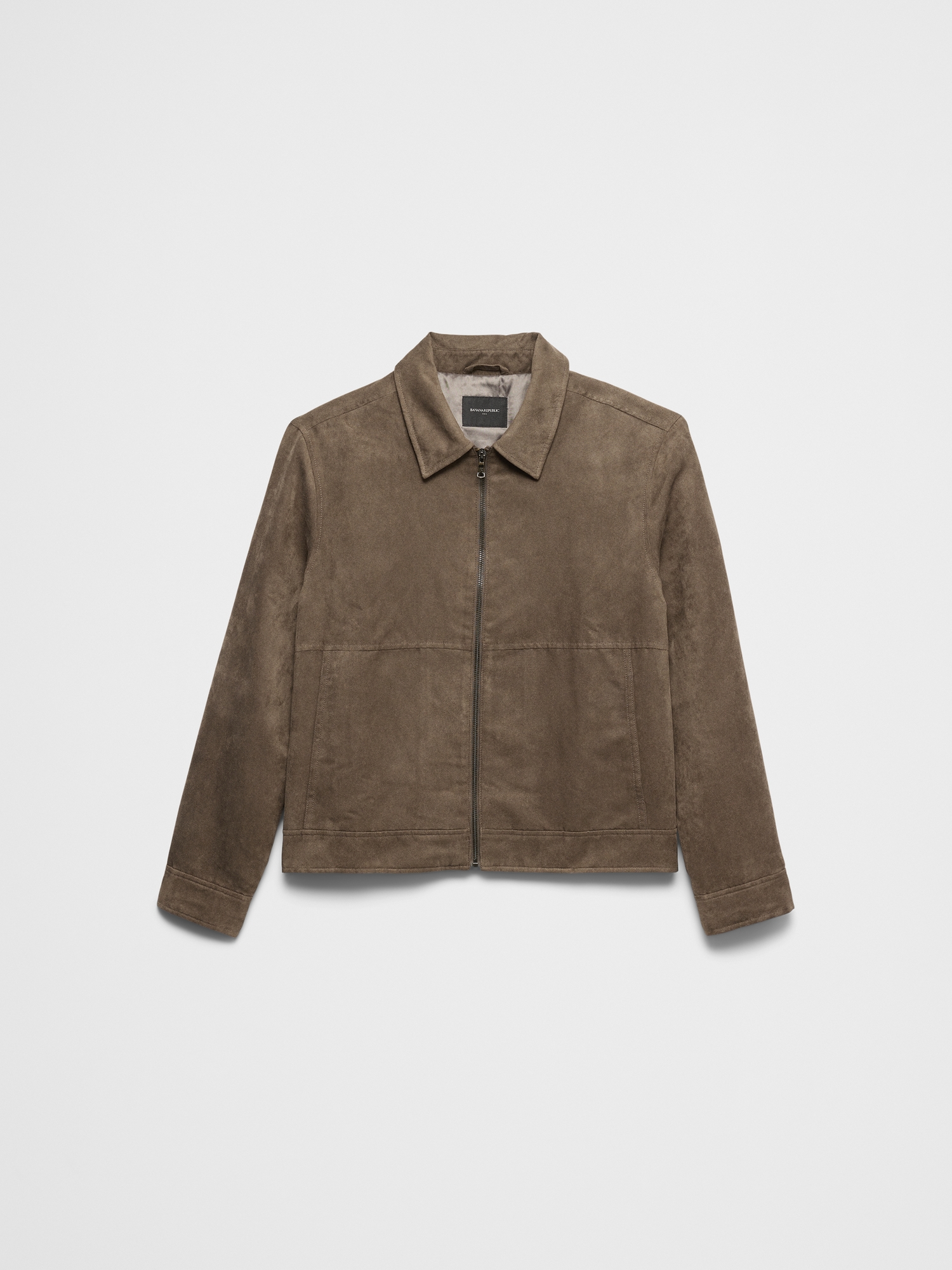 Image number 4 showing, Vegan Suede Zip Jacket