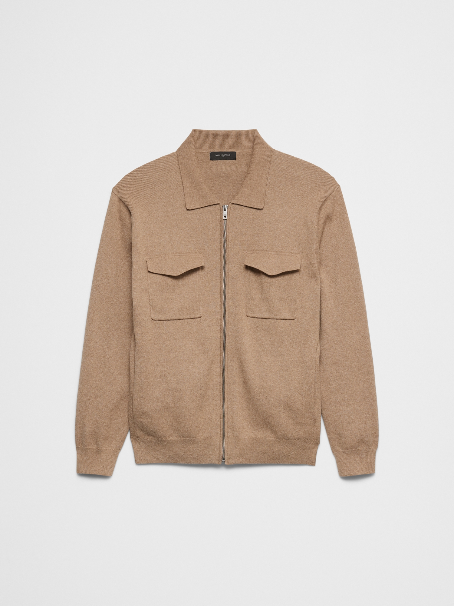 Image number 4 showing, Chest-Pocket Zip Sweater Jacket