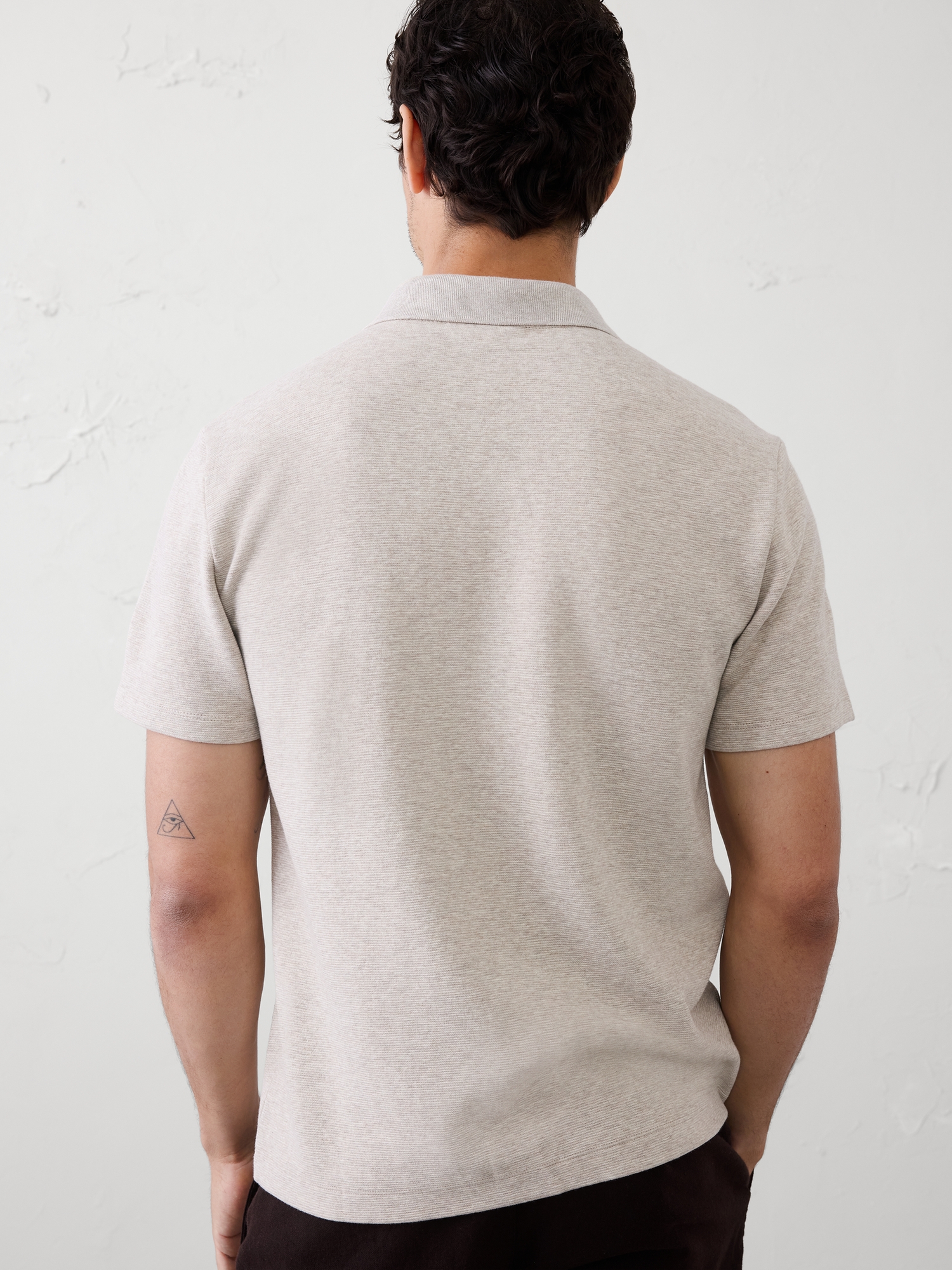 Image number 2 showing, Standard-Fit Johnny-Collar Polo