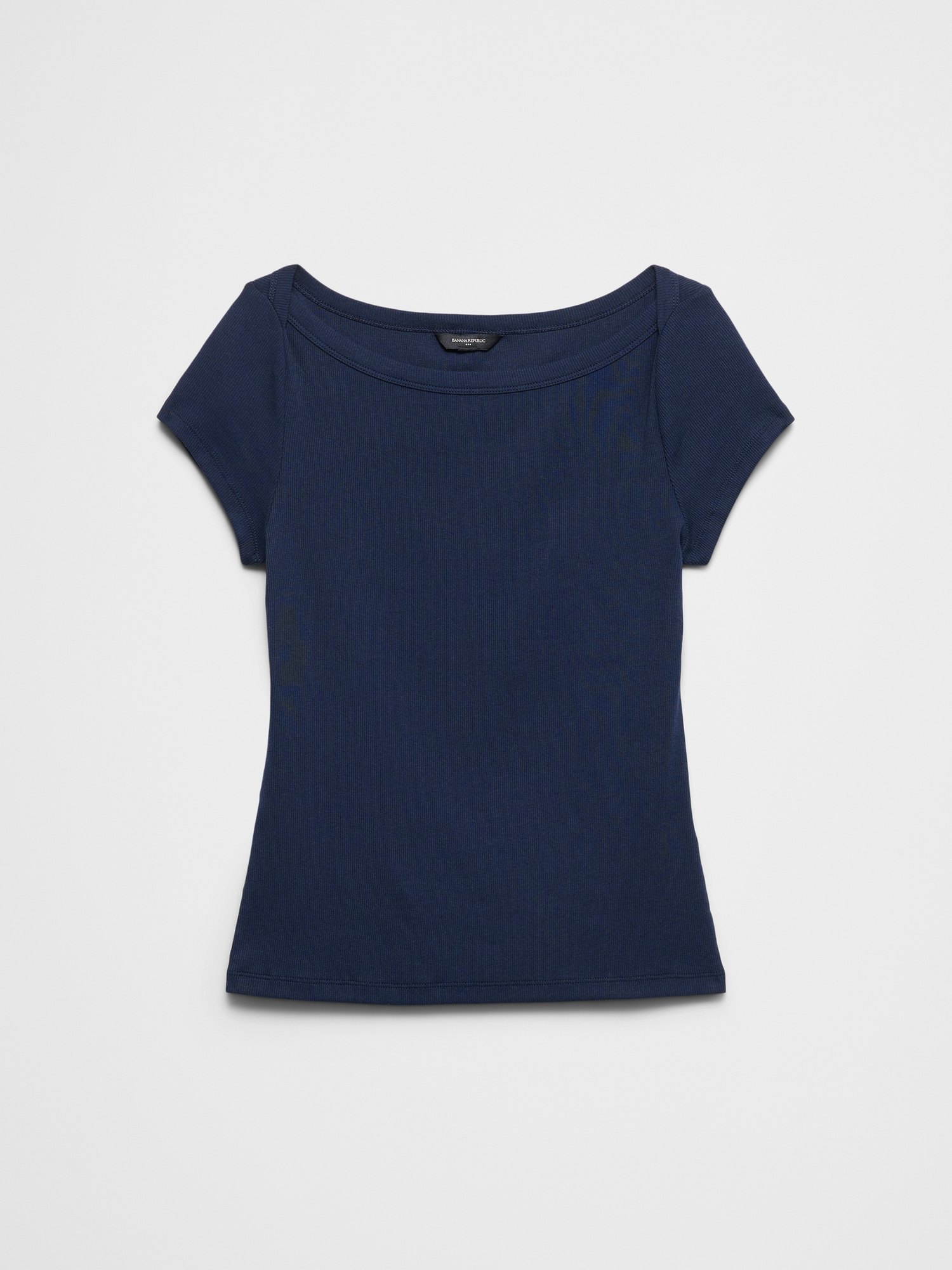 Image number 4 showing, Ribbed Boatneck Top