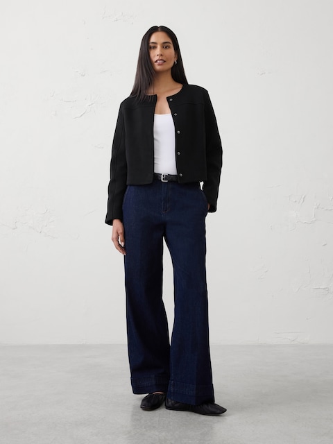 Weekender Cropped Cocoon Jacket