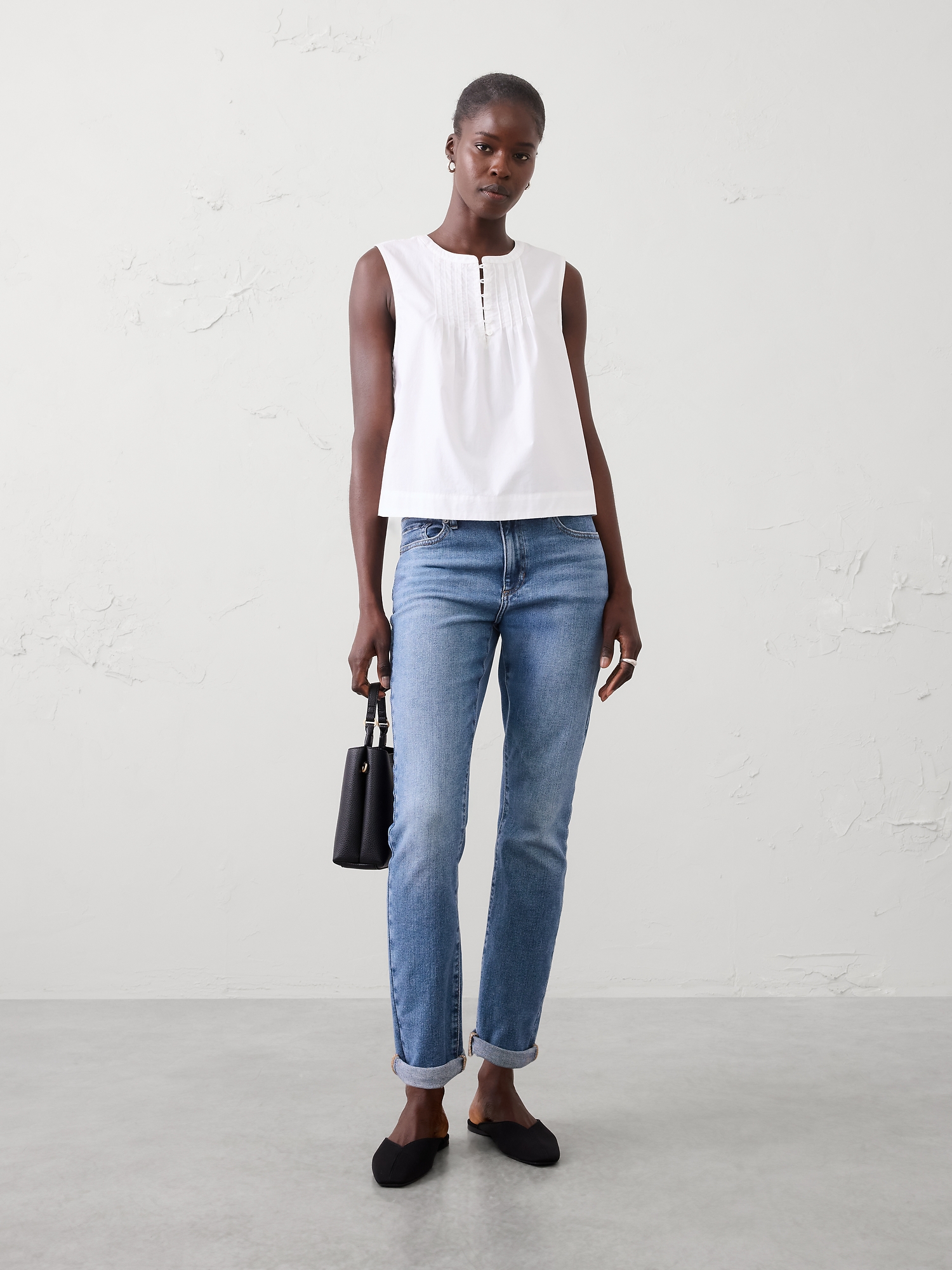 Image number 1 showing, Girlfriend Mid-Rise Jean