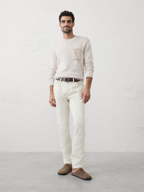 Contrast Pocket Sweater