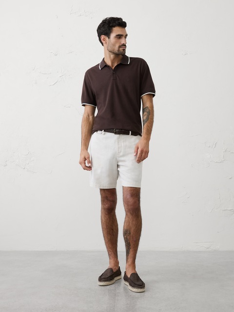 Slim-Fit Cotton Pique Polo