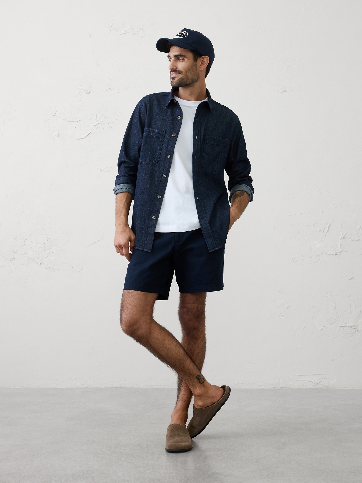 Image number 1 showing, Standard-Fit Denim Heritage Shirt