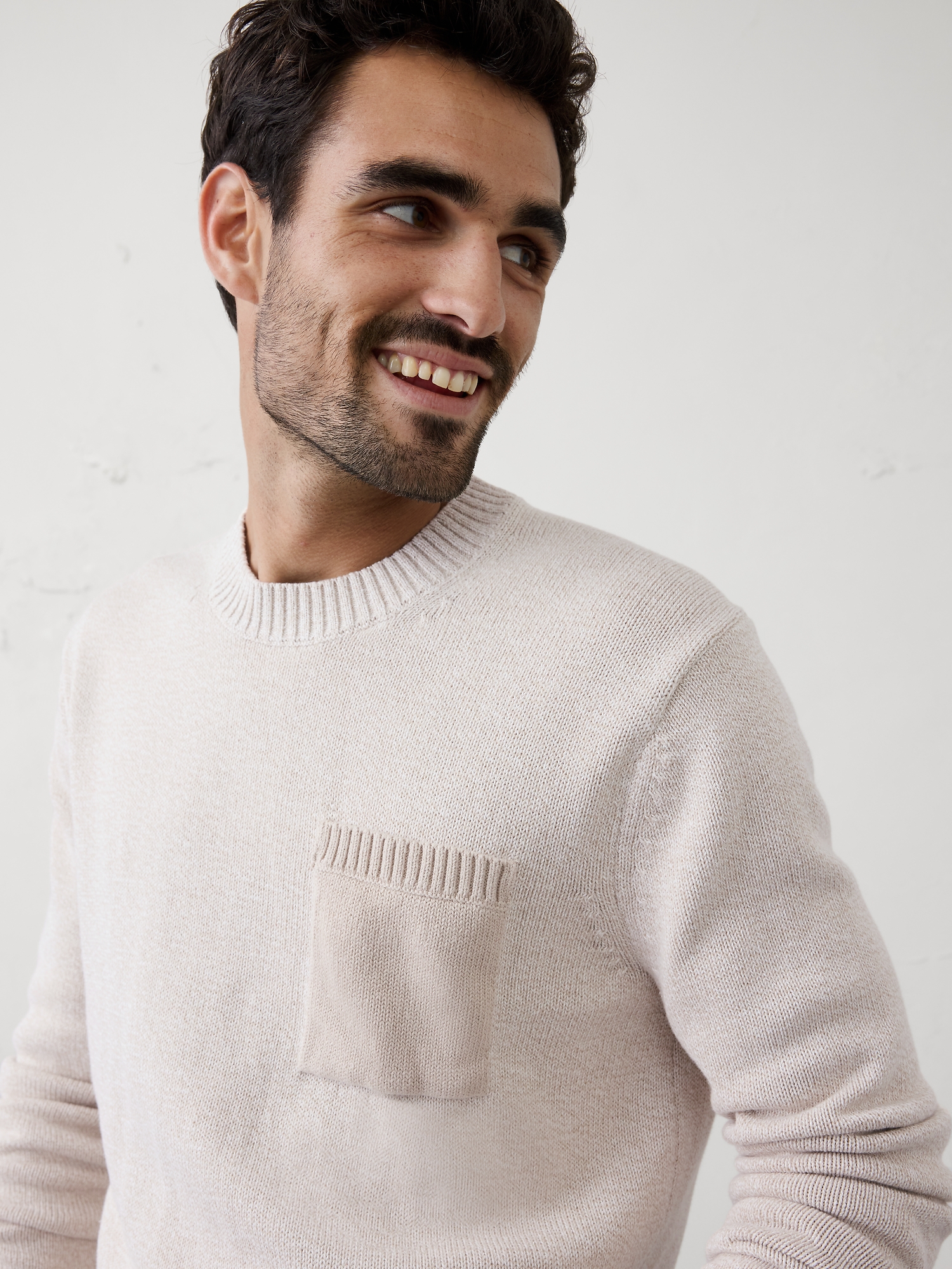 Image number 2 showing, Contrast Pocket Sweater