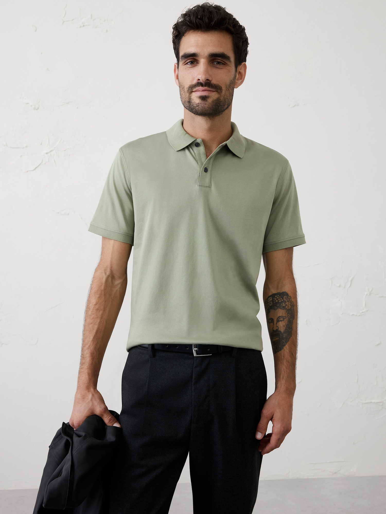 L'image numéro 1 présente Polo standard luxueux ultra-doux