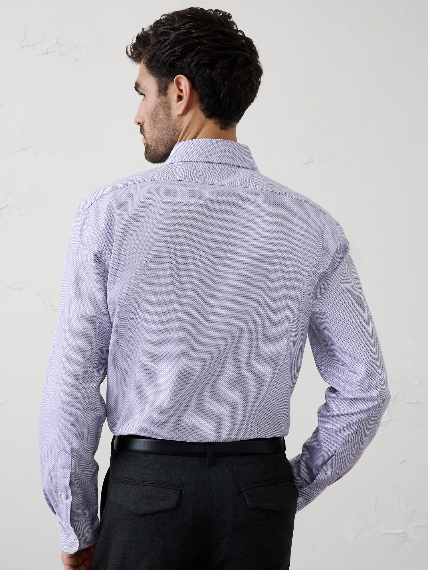 Image number 2 showing, Slim-Fit Dobby Dress Shirt