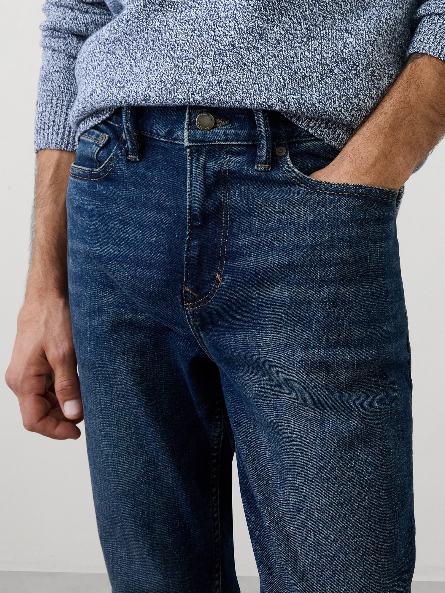 Image number 3 showing, Slim Travel Jean