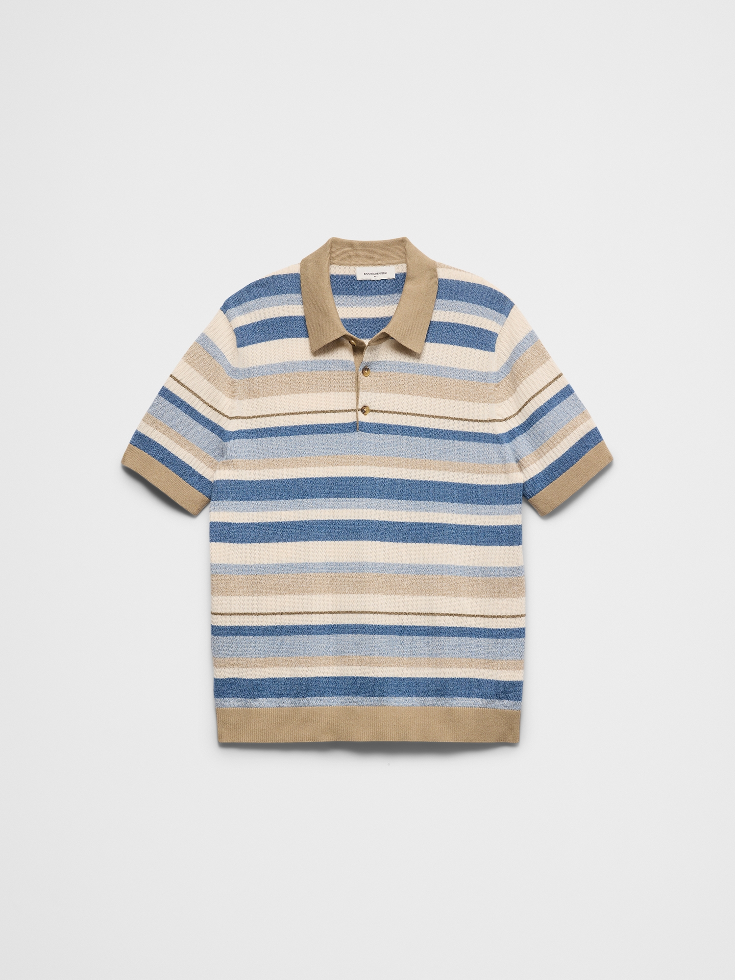 Image number 4 showing, Textured Striped Sweater Polo