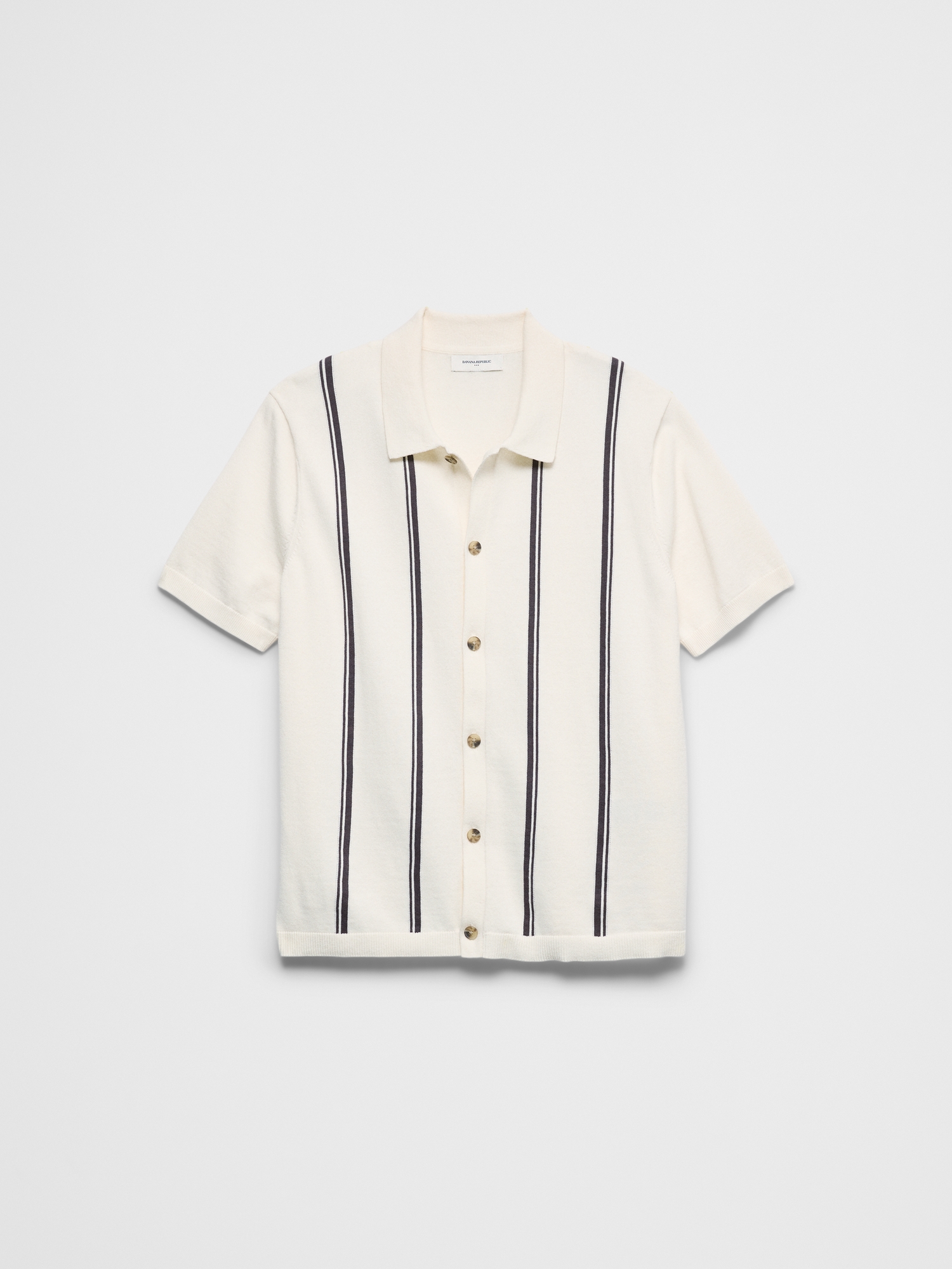 Image number 4 showing, Striped Button-Down Sweater Polo