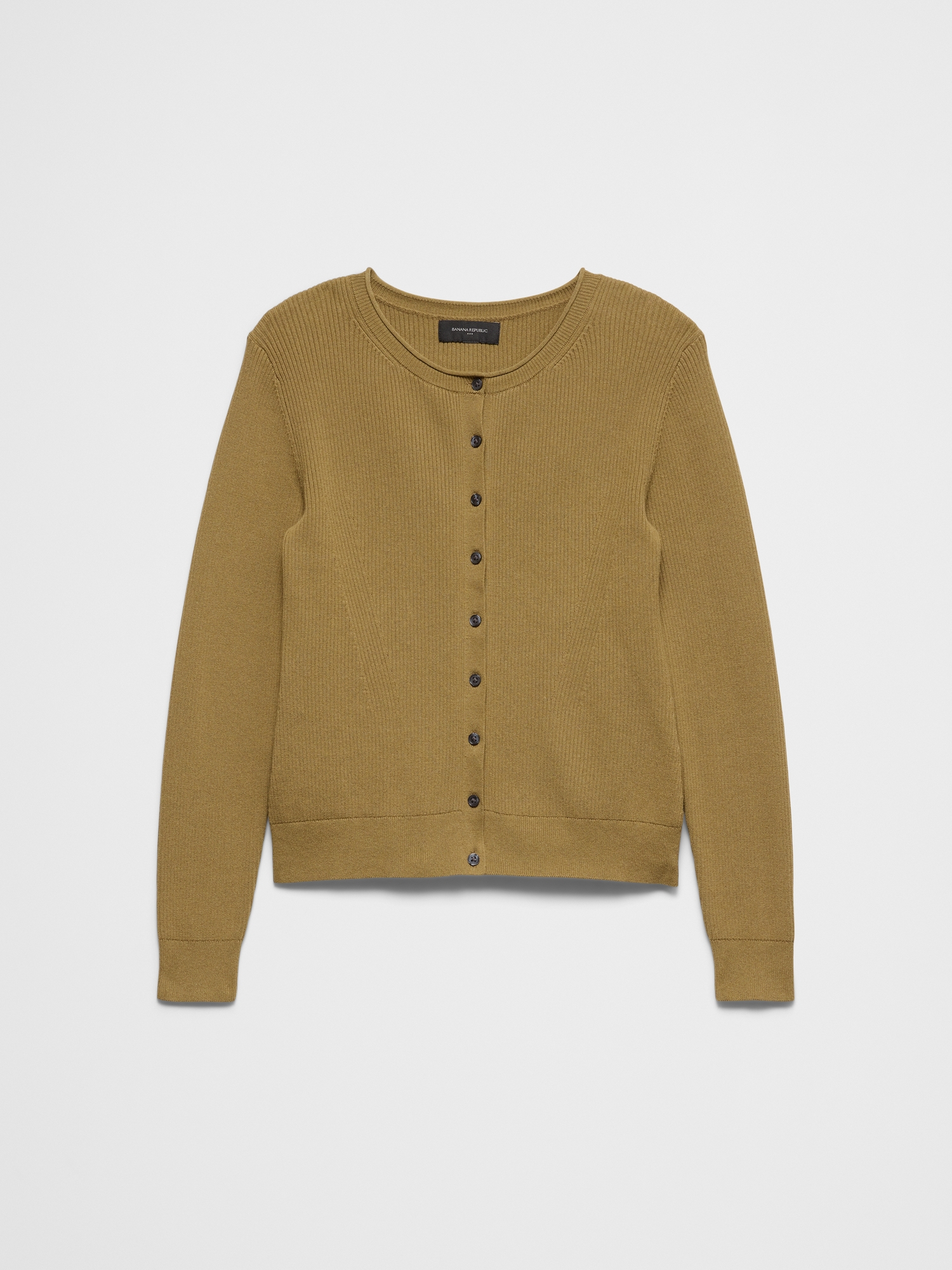 Image number 4 showing, Cotton Ribbed Cardigan Sweater