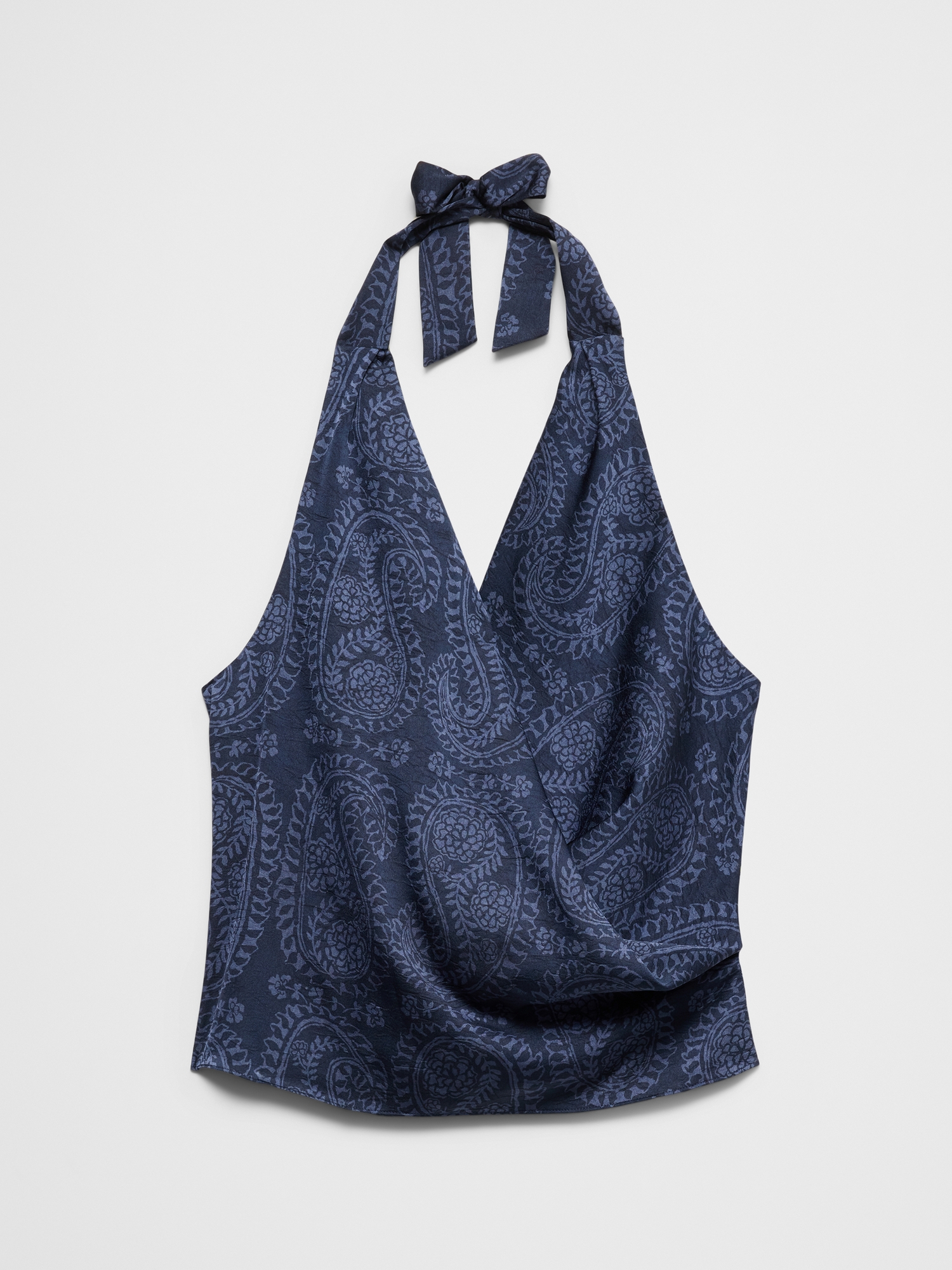 Image number 4 showing, Cowl-Neck Cropped Top