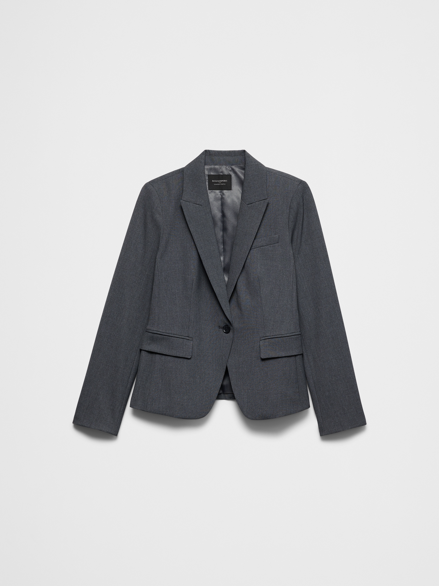 Image number 4 showing, Sculpted Stretch Short Cutaway Blazer