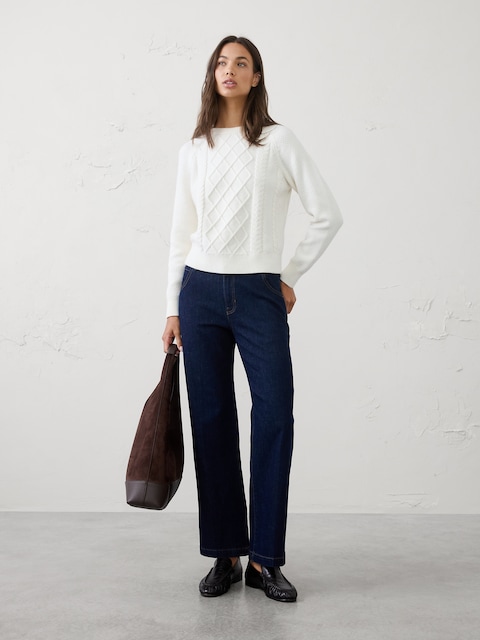 CHANDAIL EN TRICOT TORSADÉ D'UNE DOUCEUR PARFAITE