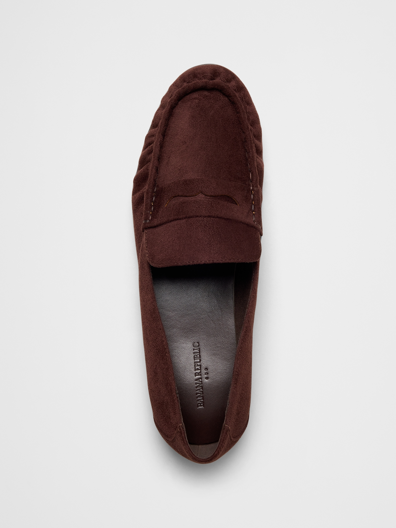 L'image numéro 8 présente Mocassins froncés en cuir végane