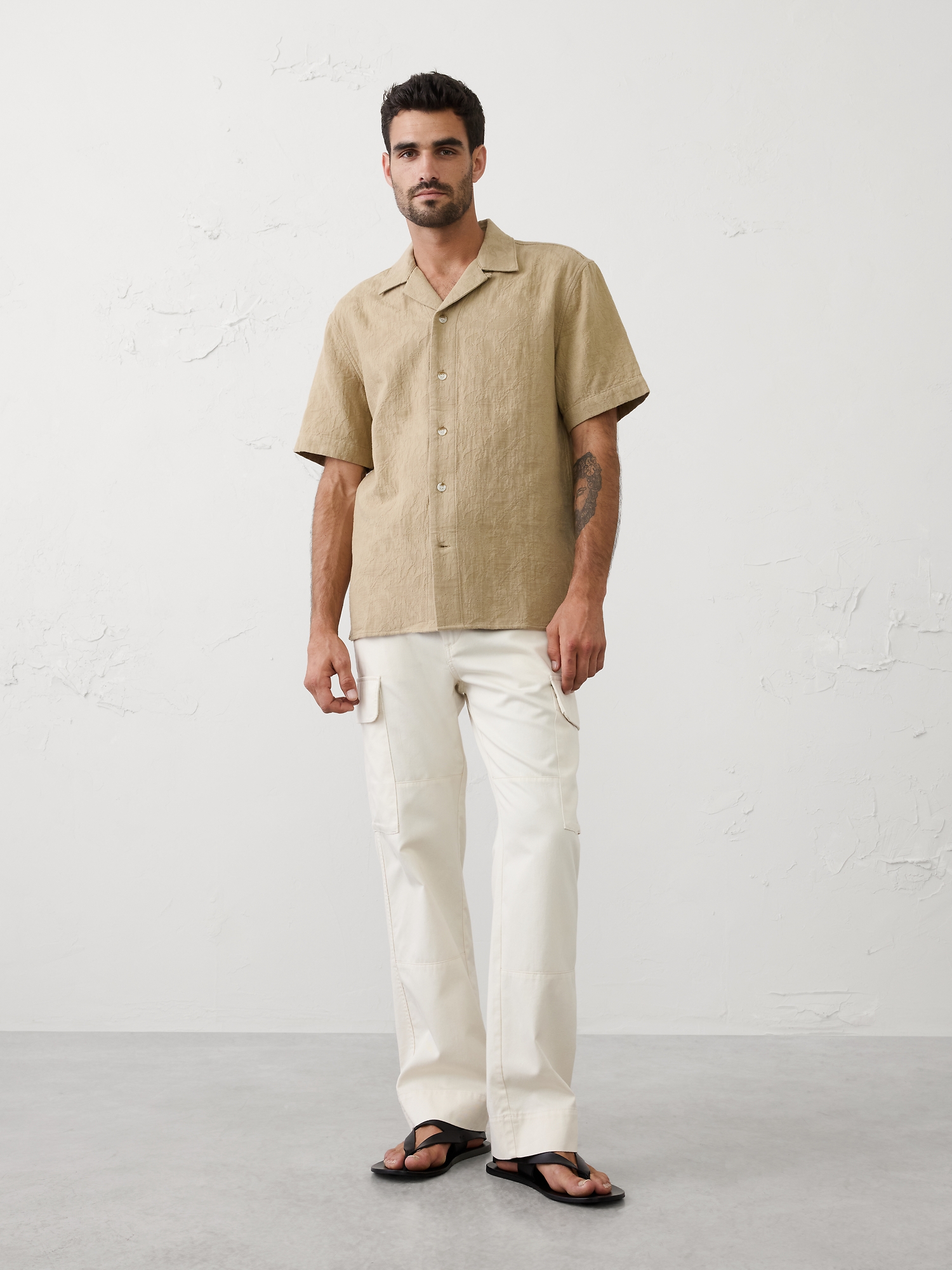 Image number 1 showing, Standard-Fit Coastal Resort Shirt