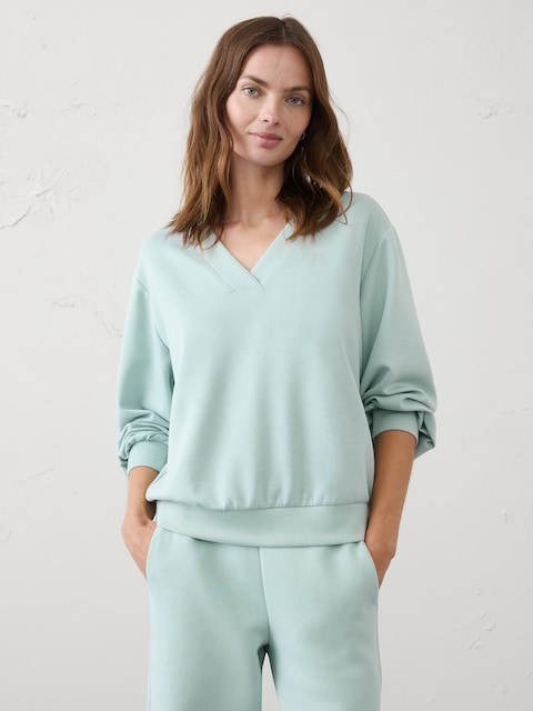 Soft Touch V-Neck Sweatshirt