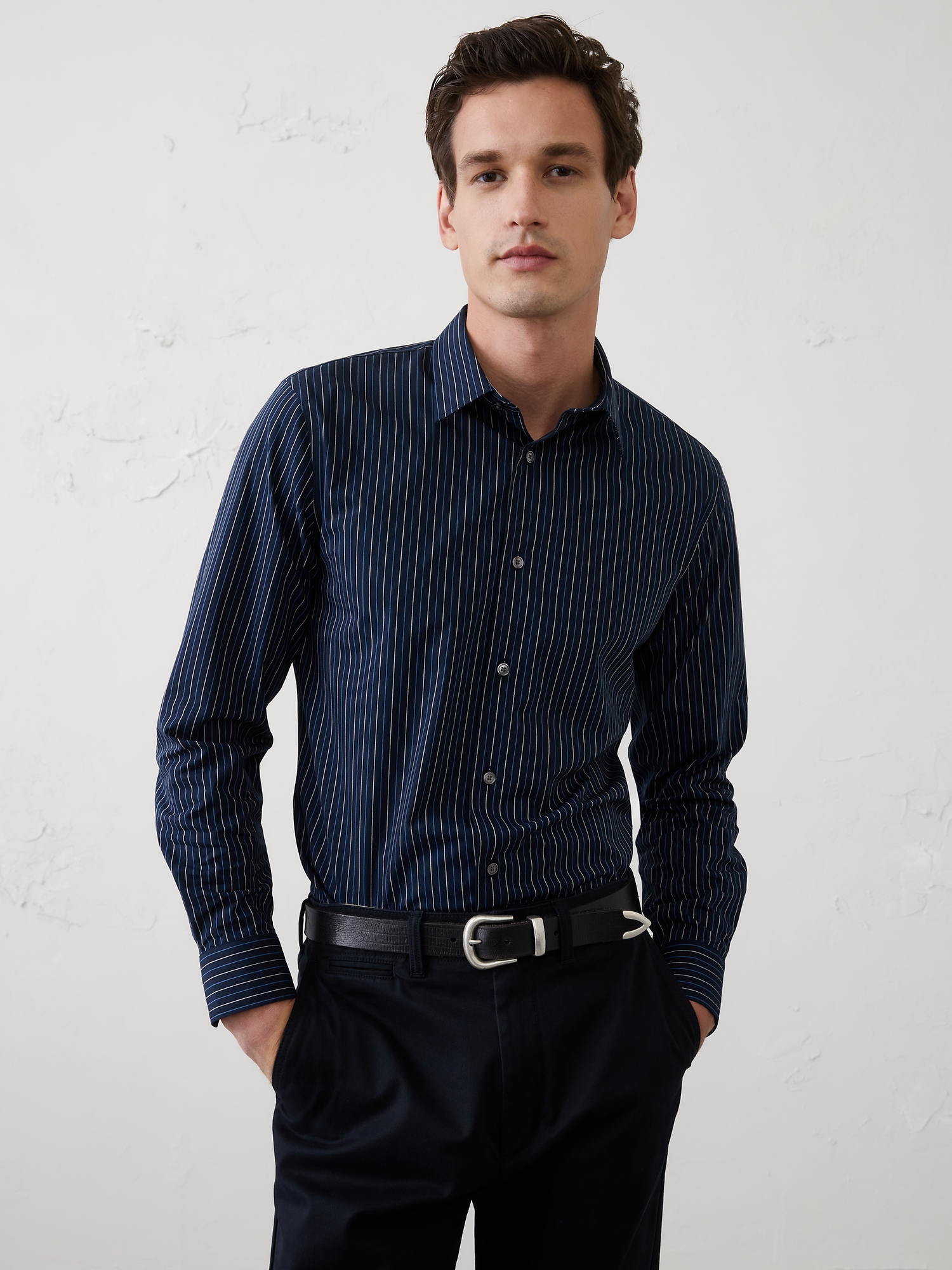 Image number 3 showing, Slim-Fit Dress Shirt
