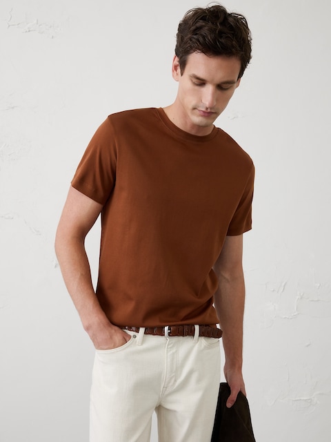 Luxe Touch Crew-Neck T-Shirt