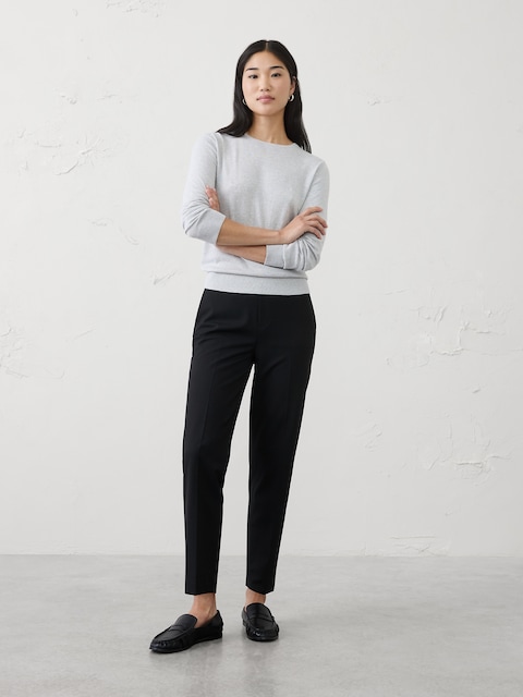 Hayden Sculpted Stretch Tapered-Leg High-Rise Pant