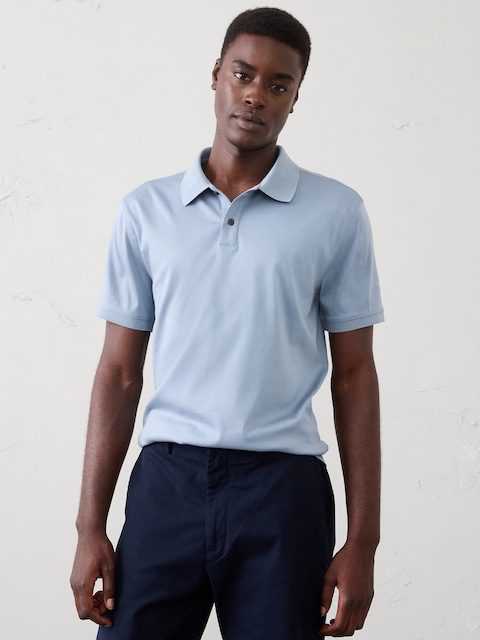 Standard-Fit Luxe Touch Polo