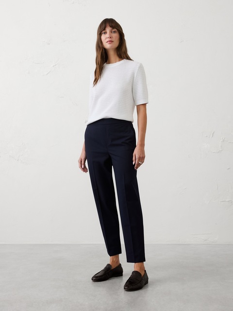Hayden Sculpted Stretch Tapered-Leg High-Rise Pant