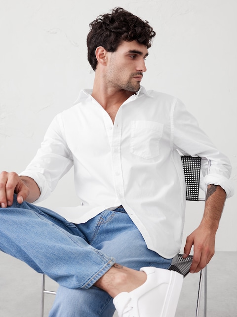 Slim-Fit Softwash Cotton Shirt