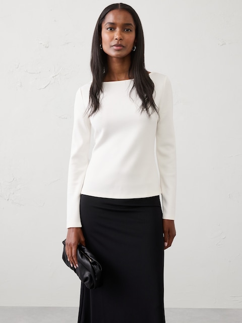 Soft Touch Boatneck Top