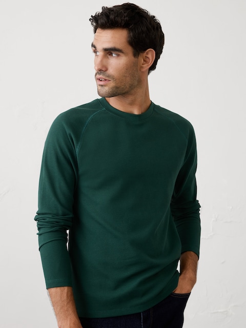 CHEMISE RAS DU COU EN TISSU GAUFRÉ
