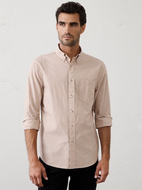 Slim-Fit Softwash Cotton Shirt
