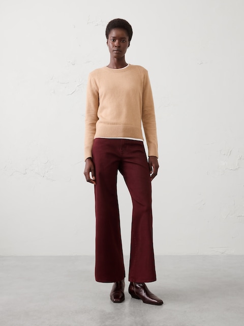 Wide-Leg High-Rise Jean