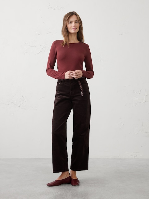 Timeless Long-Sleeve Crew-Neck T-Shirt