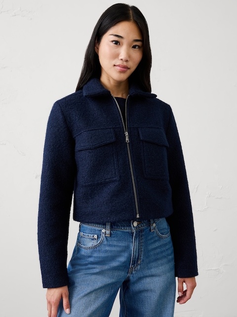 Boucle Cropped Jacket