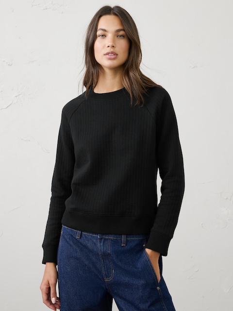 Quilted Sweatshirt