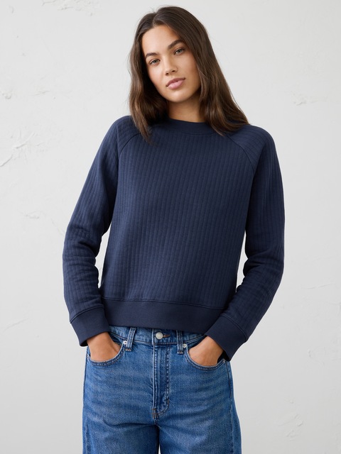 Quilted Sweatshirt