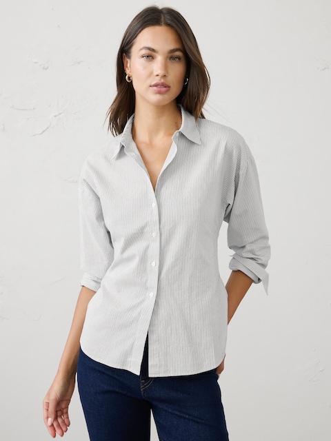 Oxford Tie-Back Shirt