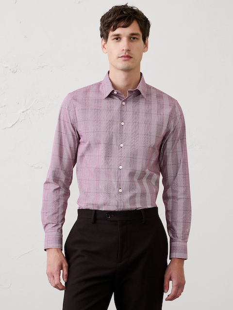 Slim-Fit Untucked Dress Shirt