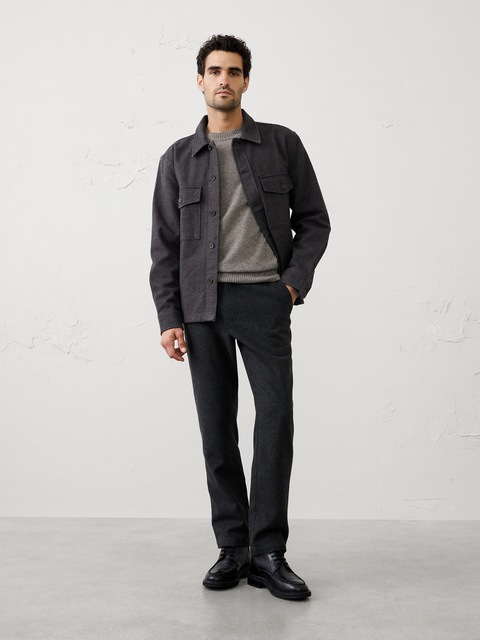 Relaxed-Fit Tailored Overshirt