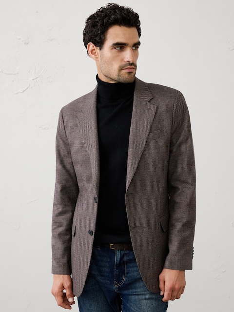 Mini-Check Suit Jacket